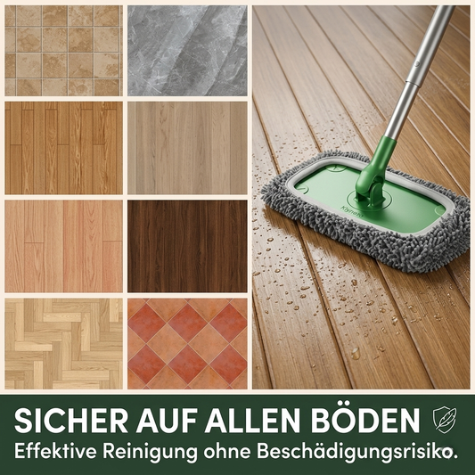 Klynero Wischmopp-Tuch – Waschbare & wiederverwendbare Mopp-Pads für müheloses Reinigen