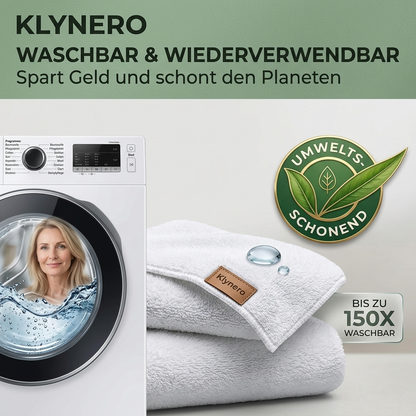 Klynero Wischmopp-Tuch – Waschbare & wiederverwendbare Mopp-Pads für müheloses Reinigen