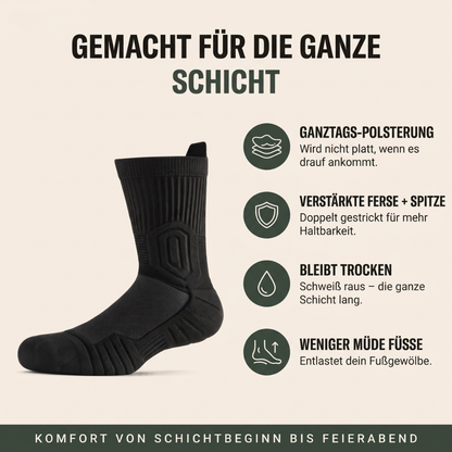Klynero StandFest – Komfort-Arbeitssocken