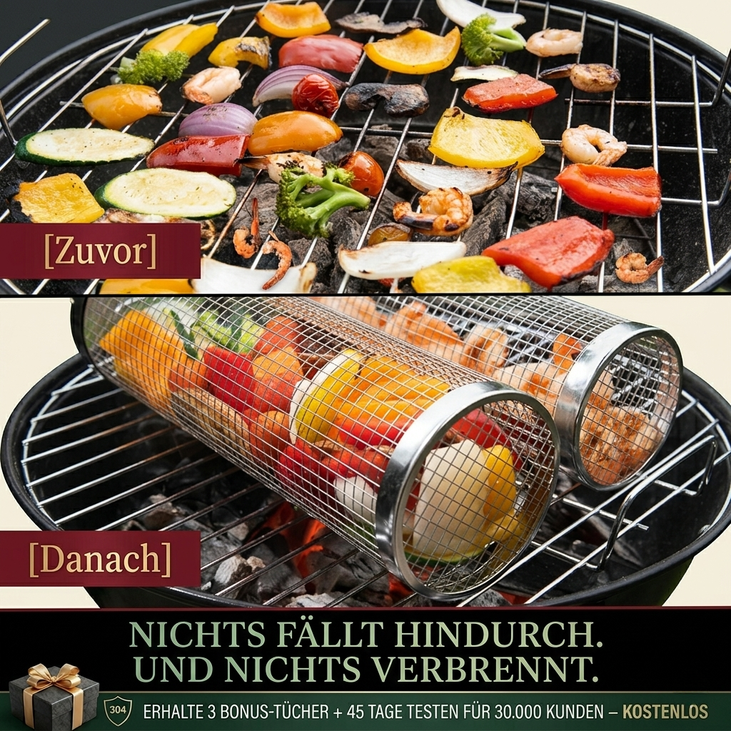 Klynero Klassischer Grillkorb
