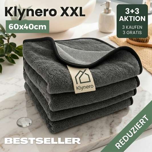 Klynero XXL (60x40cm) Streifenfreie Reinigung – nur mit Wasser