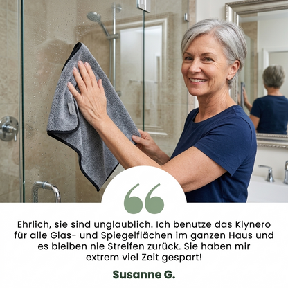 Klynero XXL (60x40cm) Streifenfreie Reinigung – nur mit Wasser